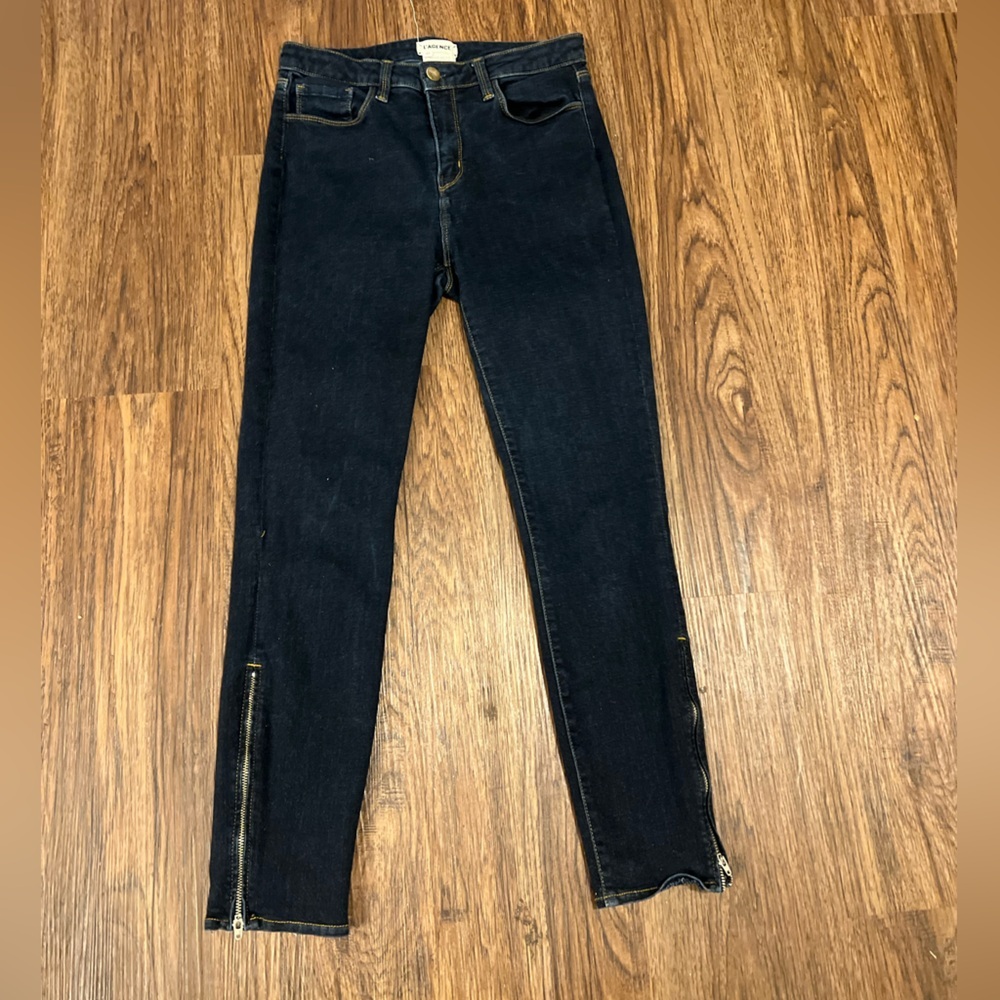 Anthropologie Dark Blue Skinny Jeans